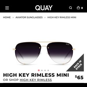 Quay High Key Mini-Black Fade